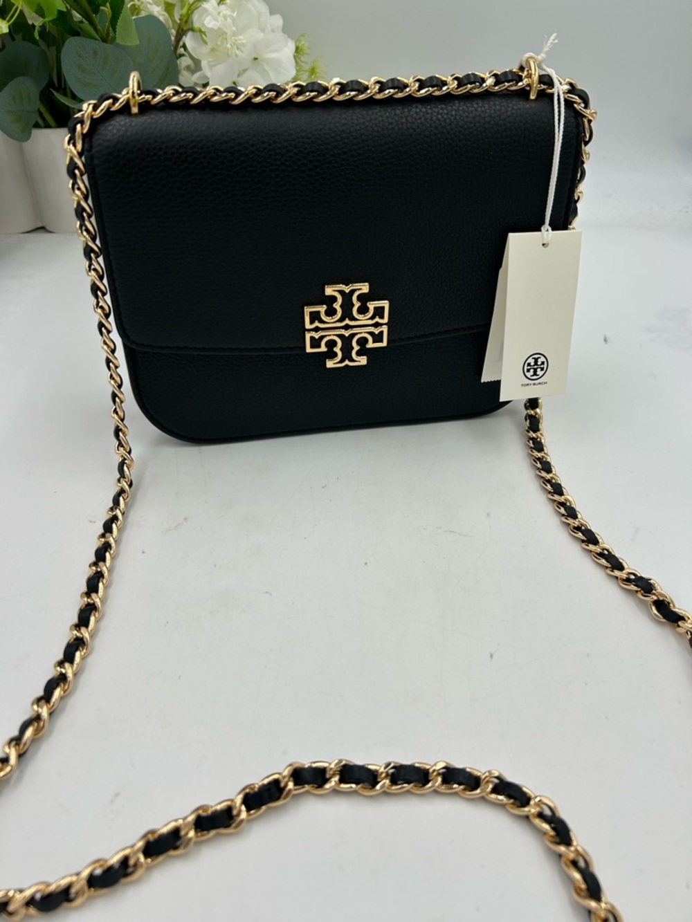 Women's TORY BURCH black  Eleanor Bag NWT